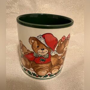 Festive Teddy Bear Mug from Potpourri Press. Preloved & Vintage